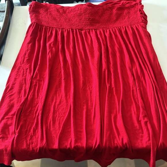 Red Tube Top - Picture 2 of 3